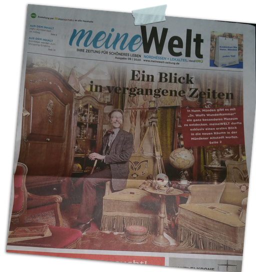 Auf dem Titel der Meine Welt Deine Zeitung Juni 2020