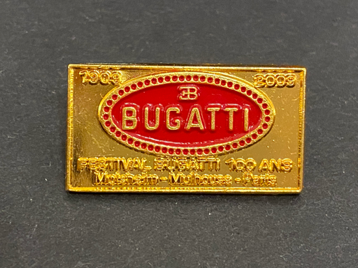 Festival BUGATTI Molsheim 1909 - 2009 Mulhouse 100 ans Brosche