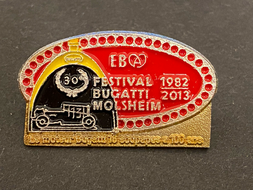 Festival BUGATTI Molsheim 1982 - 2013 30 e Brosche