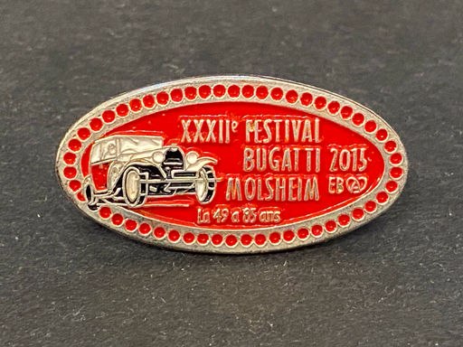 Festival BUGATTI Molsheim 2015 Brosche