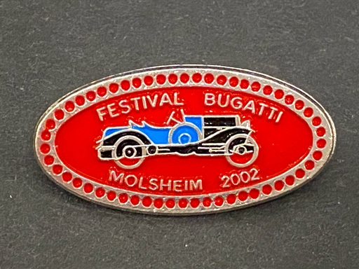 Festival BUGATTI Molsheim 2002 Brosche