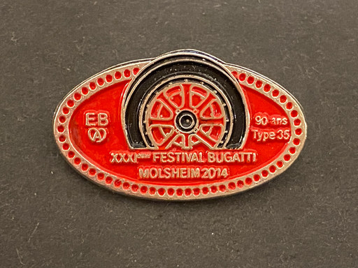 Festival BUGATTI Molsheim 2014 - 90 ans Type 35 Brosche