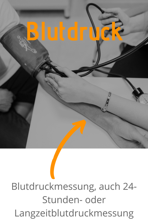Blutdruck; Blutdruckmessungen, auch 24-Stunden oder Landzeitblutdruckmessung