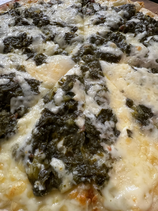 Winterlicher Flammkuchen mit Grünkohl in der Brasserie Rendezvous Hannover