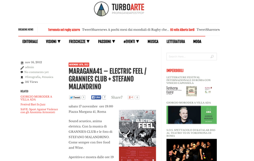 Grannies Club band for "Electric Feel" - All rights reserved