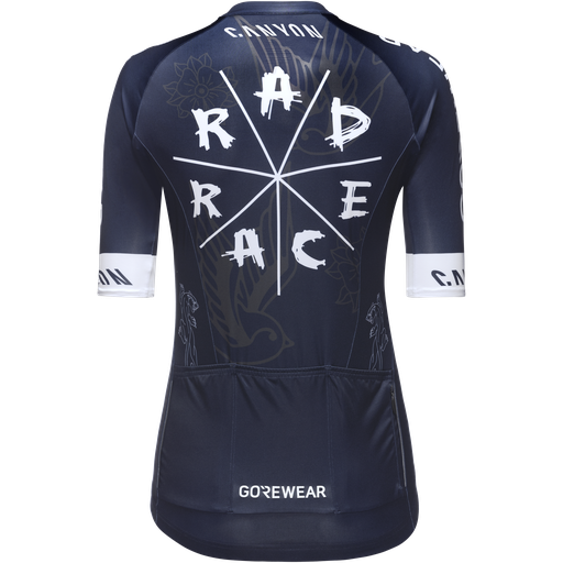 GOREWEAR x RAD RACE TRIKOT für Frauen von hinten