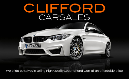 Clifford Car Sales Banner, this is an example of how we can make banners attractive for your facebook or webpage 