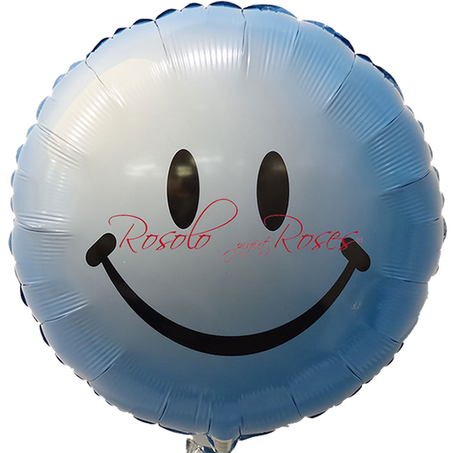 ballon smile bleu