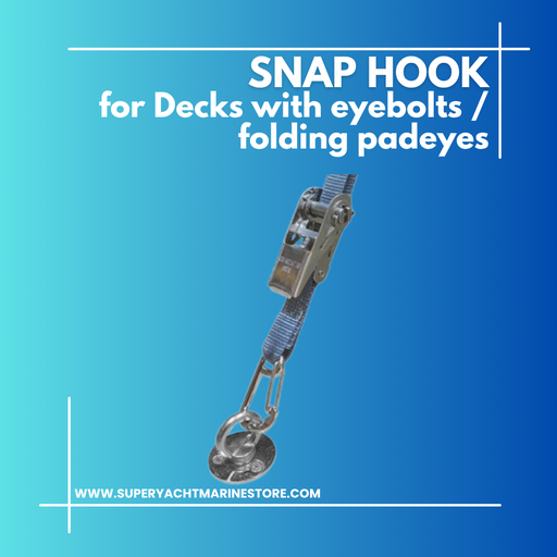 Snap hook tie down kits ©www.superyachtmarinestore.com