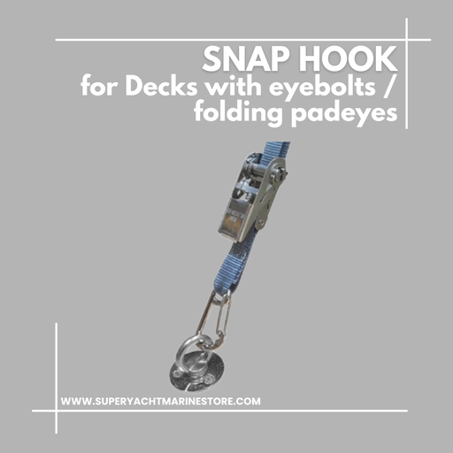 Snap hook tie down kits ©www.superyachtmarinestore.com