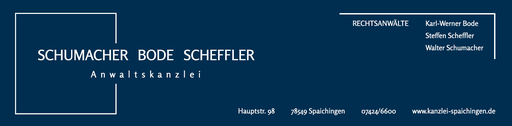 Anwaltskanzlei Schumacher Bode Scheffler