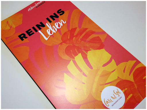Sonderkarte "Rein ins Leben" Cafe Del Sol
