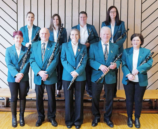 vorne: Isabelle Quellmalz, Berthold Weismann, Melanie Schosser, Norbert Heinzler, Melanie Bretzinger - hinten: Julia Kraus, Julia Krämer, Melanie Fluck, Sonja Reich - es fehlt: Sandra Spatz