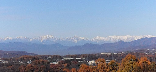 所用で行った長野。佐久インター手前より北アルプスの素晴らしき姿。2025/11/17撮影