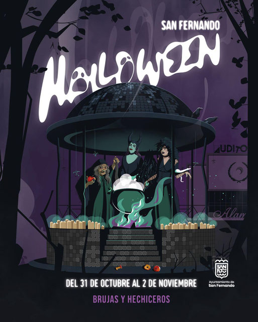 Mercado Medieval Noche de Brujas y Halloween en San Fernando