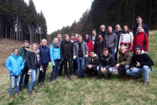 "Bufdi"-Team im Heisterbach-Tal bei Kalterherberg (Foto: Ralf Evertz))