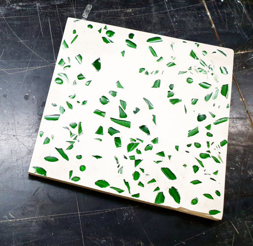 Terrazzo aus Glas selber machen