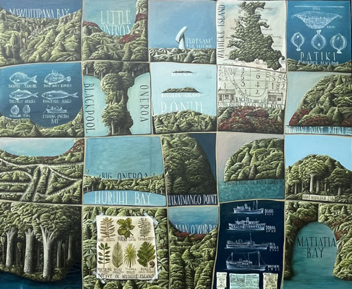 Oneroa Waiheke, 120 x100cm SOLD