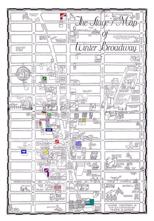 Map of Winter Broadway 1933. Click on map to enlarge.