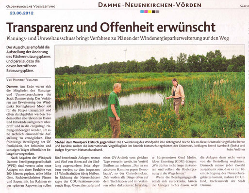 OV vom 23.06.2012