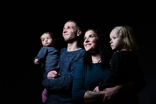 Familienbilder in und vor meinem Fotostudio in Wittenberge (Prignitz).