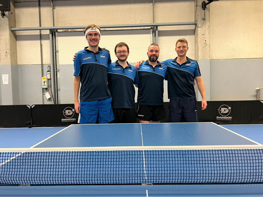 Tom Bildstein (C2), Ben Olbertz (C4), Mitch Ürlings (C2) und Noah Niederau (C2/von links) Foto: privat