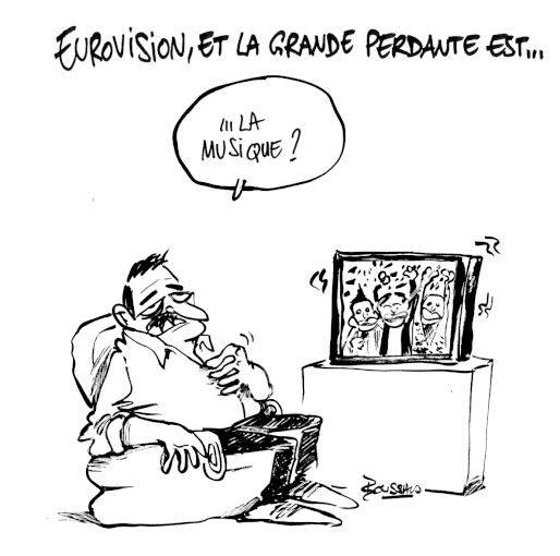 Caricature de Boussard. http://rboussard.canalblog.com/archives/2014/05/11/29852880.html