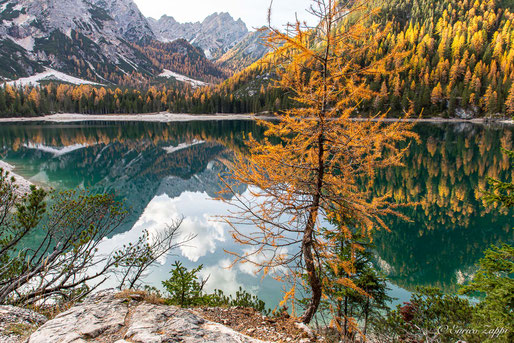 Autunno al lago fi Braies.