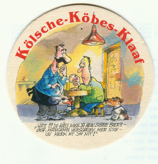 Bierdeckel Barauerei Reissdorf, Slg. Th. Depka