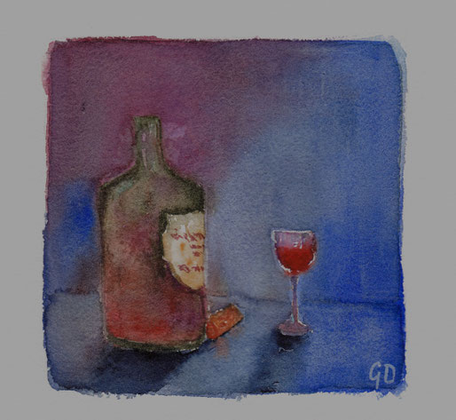 Ein Schluck Portwein, 19x20,5cm, 120€