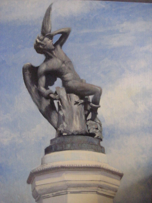 El ángel caído. El Retiro. Madrid