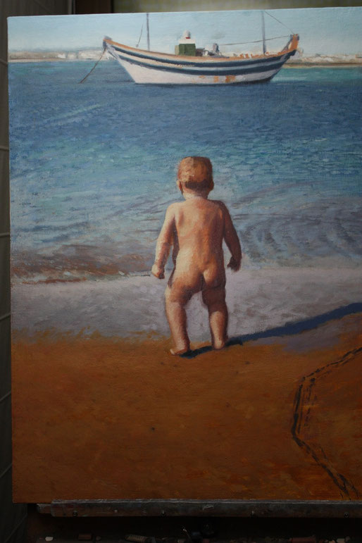 Niño en la playa