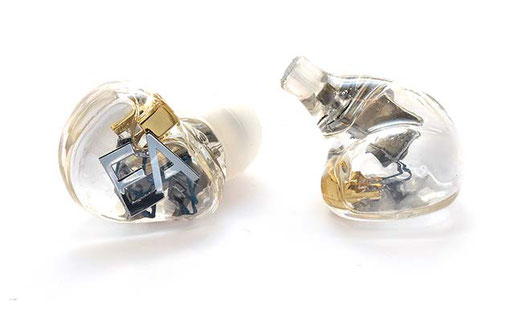 Ecouteurs intra-auriculaires in-ear monitors Erdre Audio EA B201T translucides