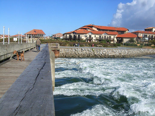 die Flut läuft ein