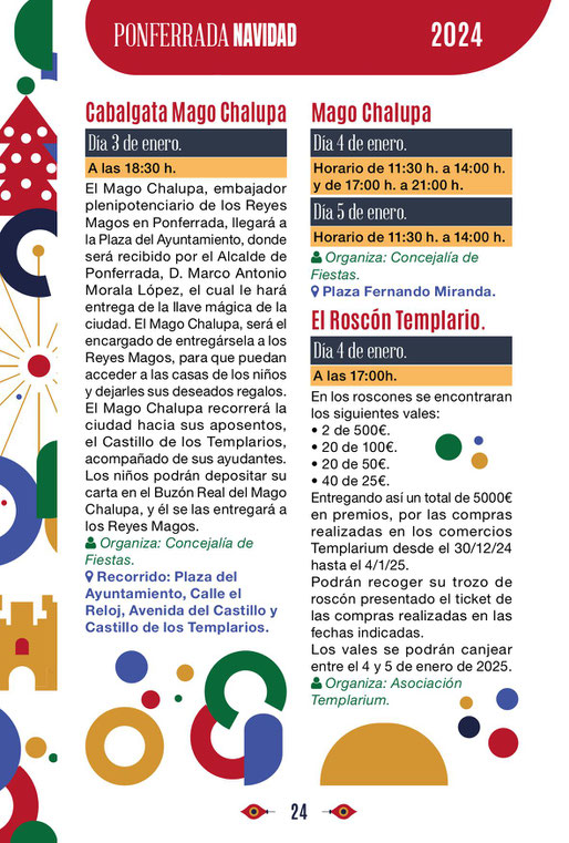 Programa de la Navidad en Ponferrada