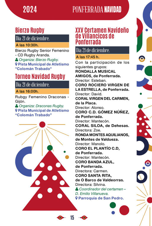 Programa de la Navidad en Ponferrada