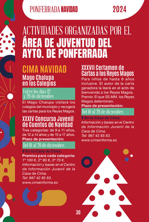 Programa de la Navidad en Ponferrada