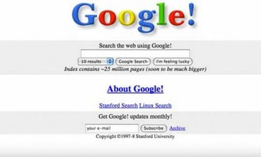 Google der Anfangsjahre