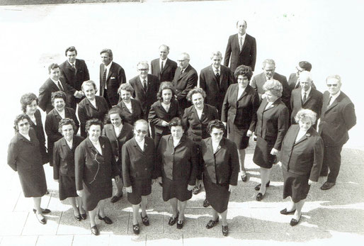 Der Schwechater Gesang- und Musikverein im Jahr 1972