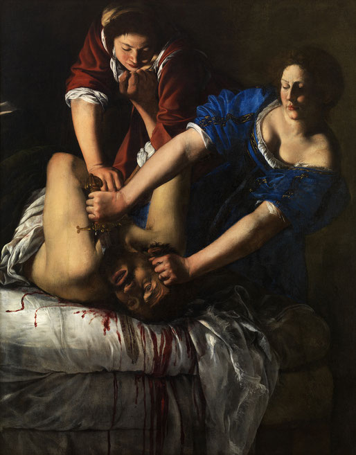 Artemisia Gentileschi, Judith enthauptet Holofernes