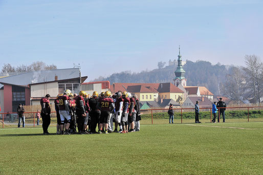 Team beim Football Camp