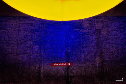 U-Bahnhof Westfriedhof München HDR
