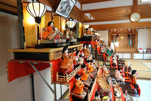 びわ湖のひな人形めぐり 豊満神社展示