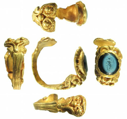 bague en or cupidon angleterre