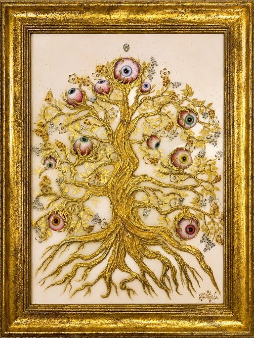 Golden Tree of Happiness by Anastasia Frank