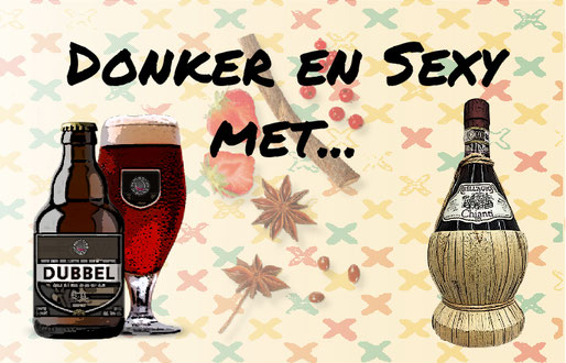 Bier en Wijn donker met Chianti