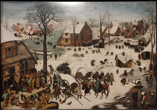 Gemälde " Die Volkszählung in Bethlehem"