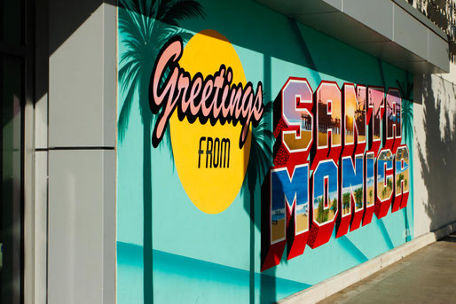 Santa Monica, Graffiti, Street Art, Strand Los Angeles