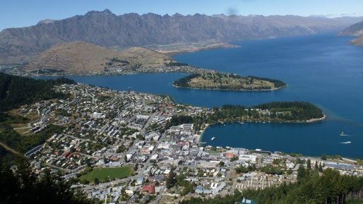 Bild: Queenstown in Neuseeland
