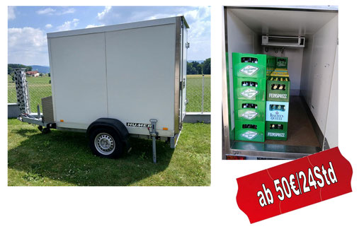 Kühlanhänger Kühlwagen mieten ausleihen Verleih